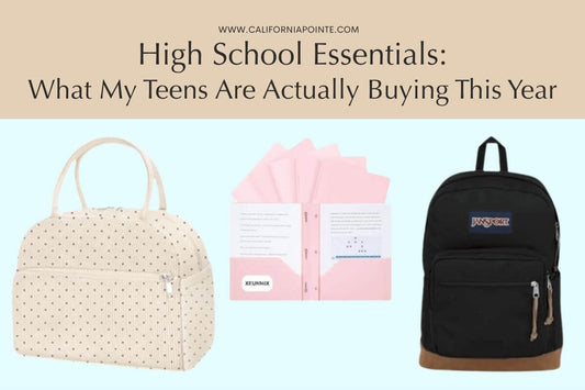 High School Essentials: What My Teens Are Actually Buying This Year